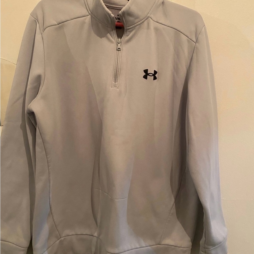 Under Armour Men's Gray Quarter-Zip Jacket XL